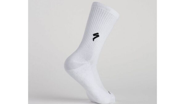 Calcetines altos de algodón Specialized - White - vista principal