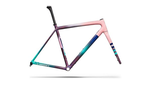 Cuadro S-Works Crux Specialized - Desert Rose/Quartz/Purple Haze/Majesty Blue/Lagoon Blue/Metallic White - vista general