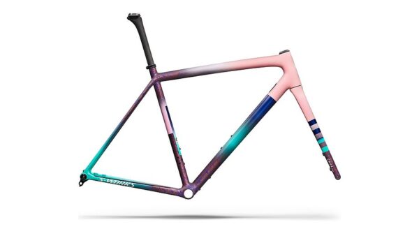 Cuadro S-Works Crux Specialized - Desert Rose/Quartz/Purple Haze/Majesty Blue/Lagoon Blue/Metallic White - vista general