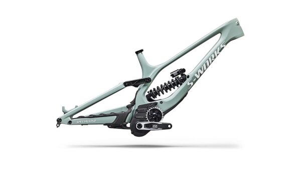 Conjunto de cuadro S-Works Demo 11 Specialized - GLOSS AGAVE GREY / METALLIC WHITE SILVER - vista general