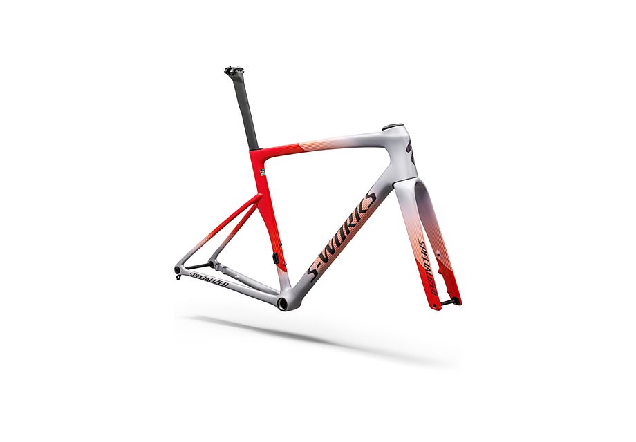 Conjunto de cuadro S-Works Tarmac SL9: carbono FACT 12r Specialized - RTP RAW CARBON / GLOSS AMETHYST FROST - imagen 28