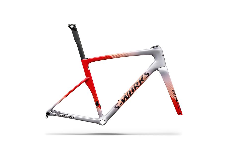 Conjunto de cuadro S-Works Tarmac SL9: carbono FACT 12r Specialized - RTP RAW CARBON / GLOSS AMETHYST FROST - vista general