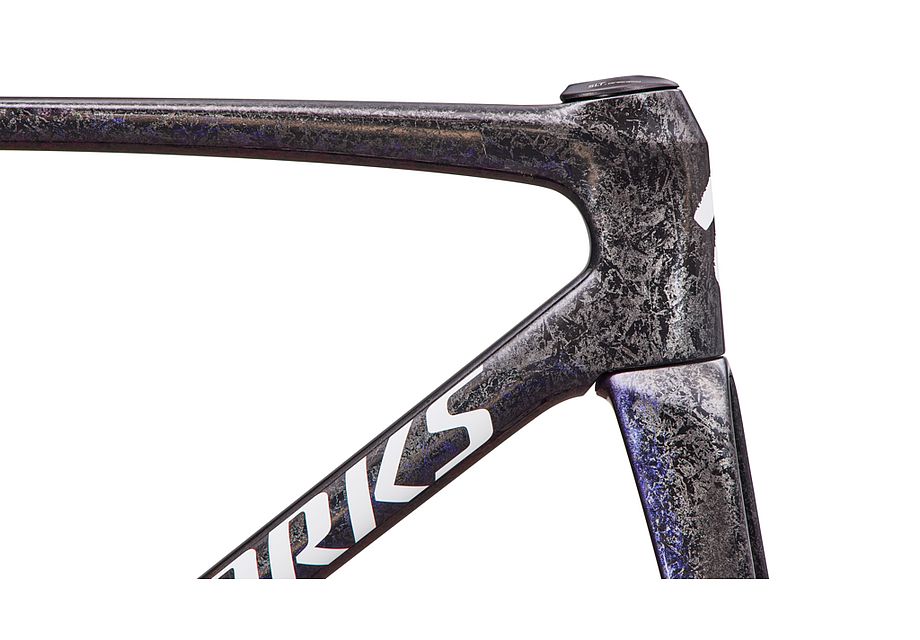 Conjunto de cuadro S-Works Tarmac SL9: carbono FACT 12r Specialized - RTP RAW CARBON / GLOSS AMETHYST FROST - imagen 6