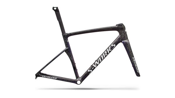 Conjunto de cuadro S-Works Tarmac SL9: carbono FACT 12r Specialized - RTP RAW CARBON / GLOSS AMETHYST FROST - vista general