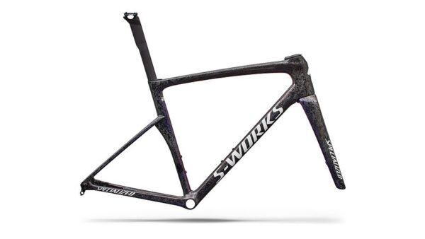 Conjunto de cuadro S-Works Tarmac SL9: carbono FACT 12r Specialized - GLOSS CARBON / RED TO BLUE PEARL / WHITE - vista