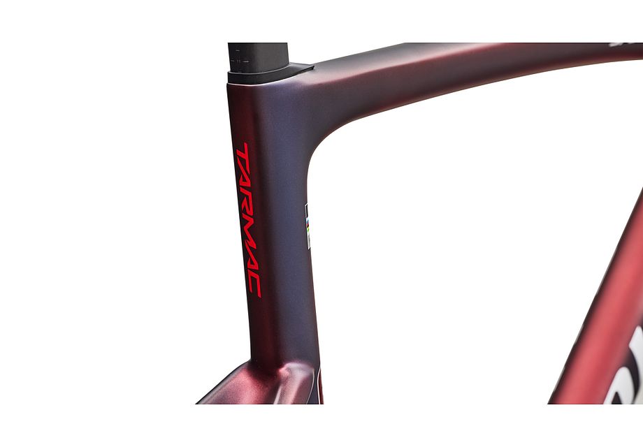 Conjunto de cuadro S-Works Tarmac SL9 Team Replica - FDJ United - SUEZ Specialized - SATIN RED TINT / BLUE TINT / RED PEARL