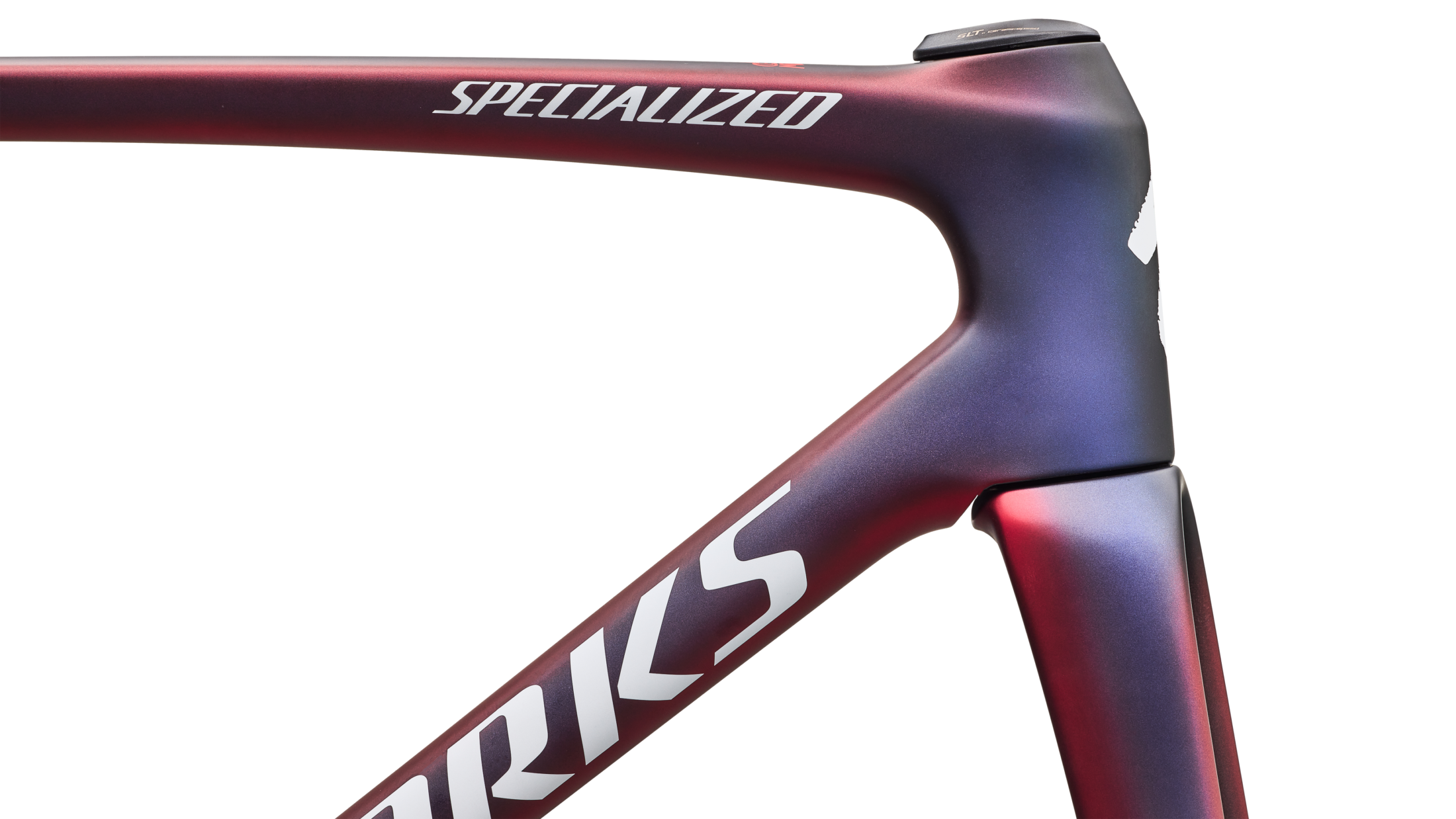 Conjunto de cuadro S-Works Tarmac SL9 Team Replica - FDJ United - SUEZ Specialized - SATIN RED TINT / BLUE TINT / RED PEARL