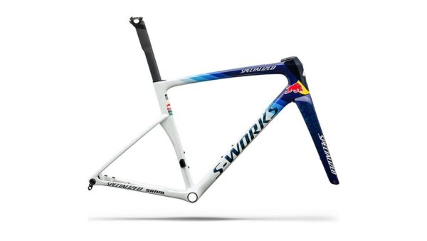Conjunto de cuadro S-Works Tarmac SL9 Team Replica - Red Bull - BORA - hansgrohe Specialized - GLOSS METALLIC WHITE SILVER /