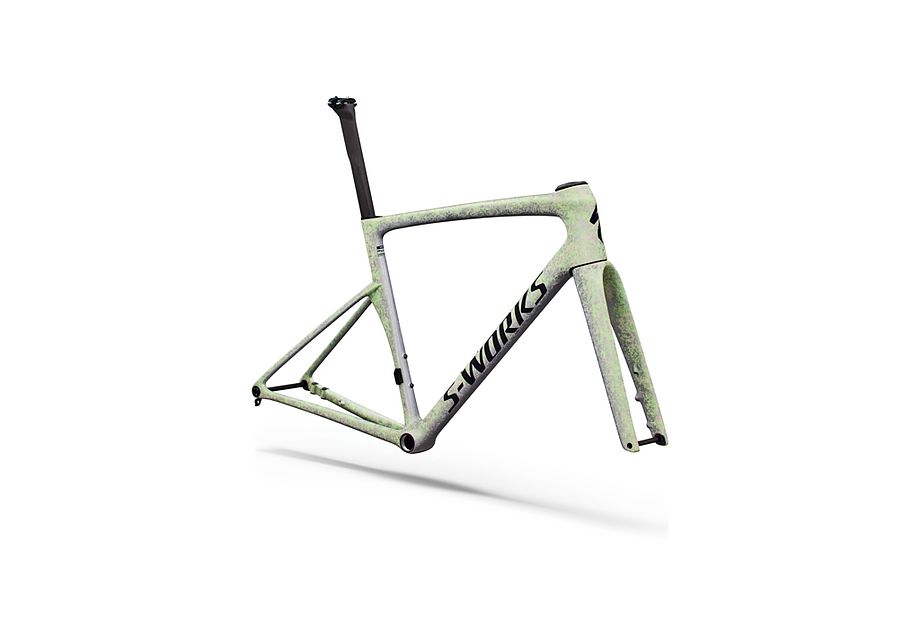 Conjunto de cuadro S-Works Tarmac SL9: carbono FACT 12r Specialized - RTP RAW CARBON / GLOSS AMETHYST FROST - imagen 18