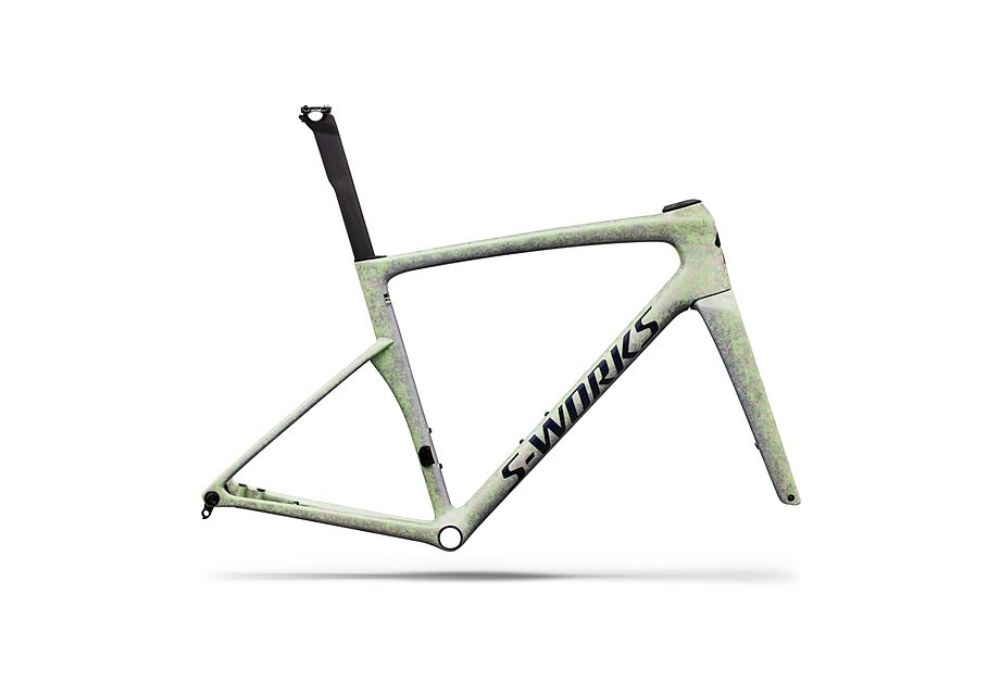 Conjunto de cuadro S-Works Tarmac SL9: carbono FACT 12r Specialized - RTP RAW CARBON / GLOSS AMETHYST FROST - vista general