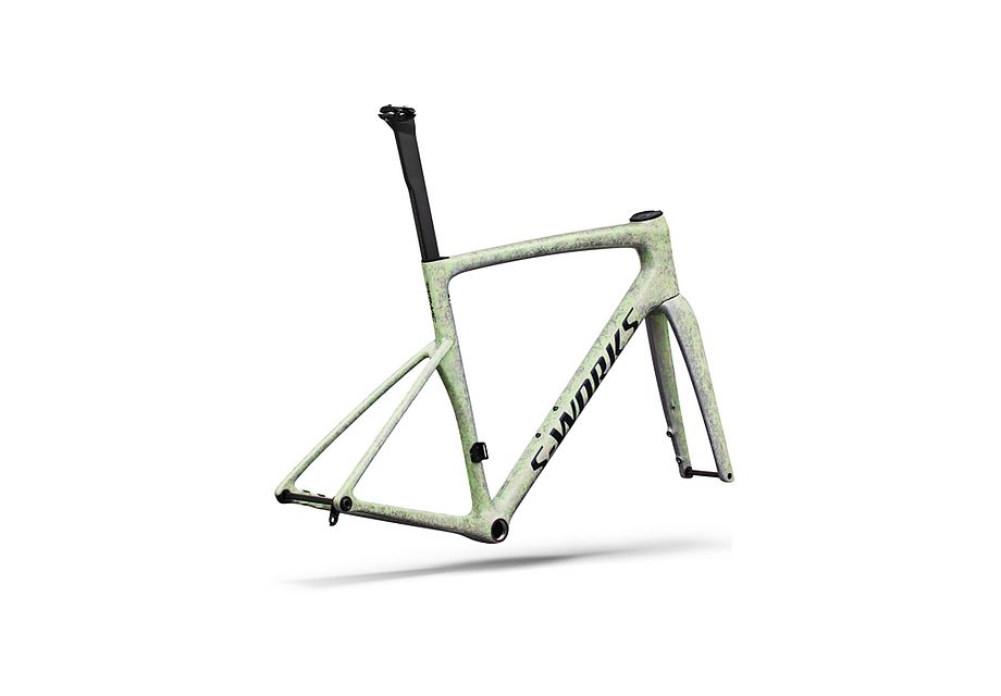 Conjunto de cuadro S-Works Tarmac SL9: carbono FACT 12r Specialized - RTP RAW CARBON / GLOSS AMETHYST FROST - imagen 19