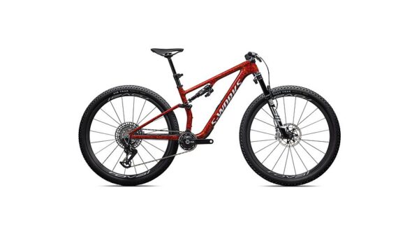 S-Works Epic 8 Specialized - Gloss Fiery Red Dry Impasto / Metallic White Silver - vista general