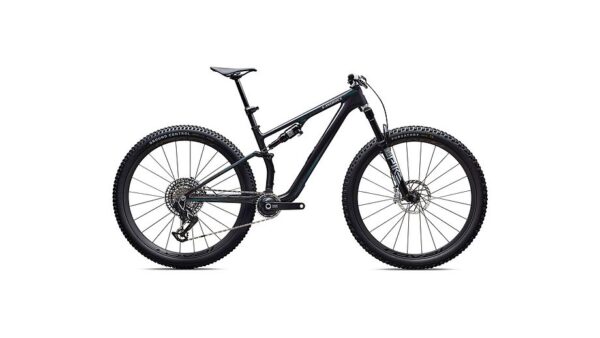 S-Works Epic 8 EVO AXS Specialized - Gloss Carbon / Green to Purple Viavi Fade / Brushed Liquid Metal - vista general