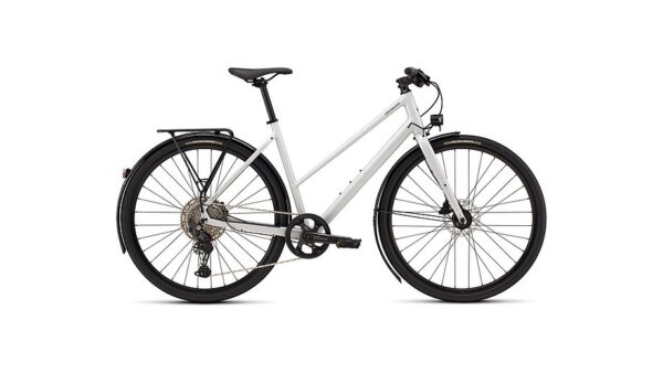 Sirrus X 3.0 Step-Through EQ Specialized - GLOSS DOVE GREY / METALLIC PINE FROST REFLECTIVE - vista general