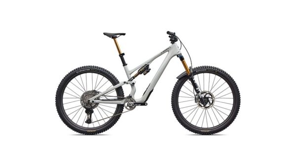 S-Works Stumpjumper 15 EVO Di2 Specialized - GLOSS DOLOMITE METALLIC / SMOKED LIQUID METAL - vista general