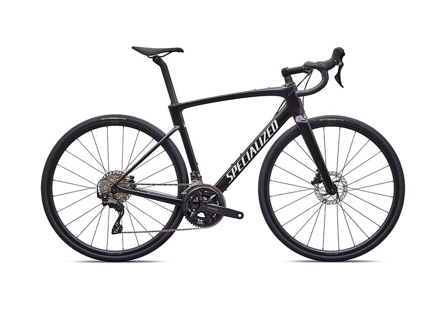 Roubaix SL8 Sport 105 Specialized - Gloss Vivid Red/Obsidian - vista general