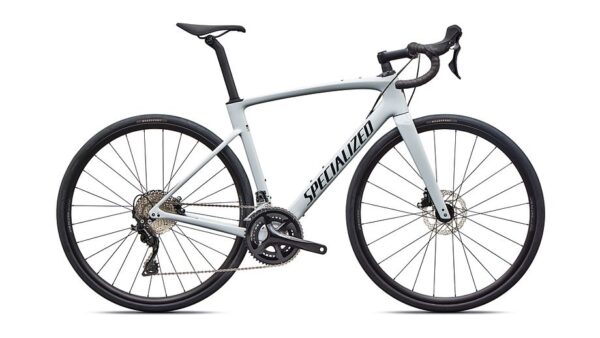 Roubaix SL8: Shimano Tiagra Specialized - SATIN DEEP MARINE METALLIC/SHADOW SILVER - vista general
