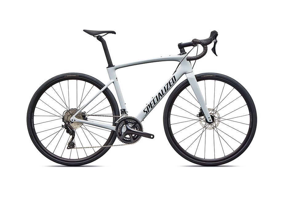 Roubaix SL8: Shimano Tiagra Specialized - SATIN DEEP MARINE METALLIC/SHADOW SILVER - vista general