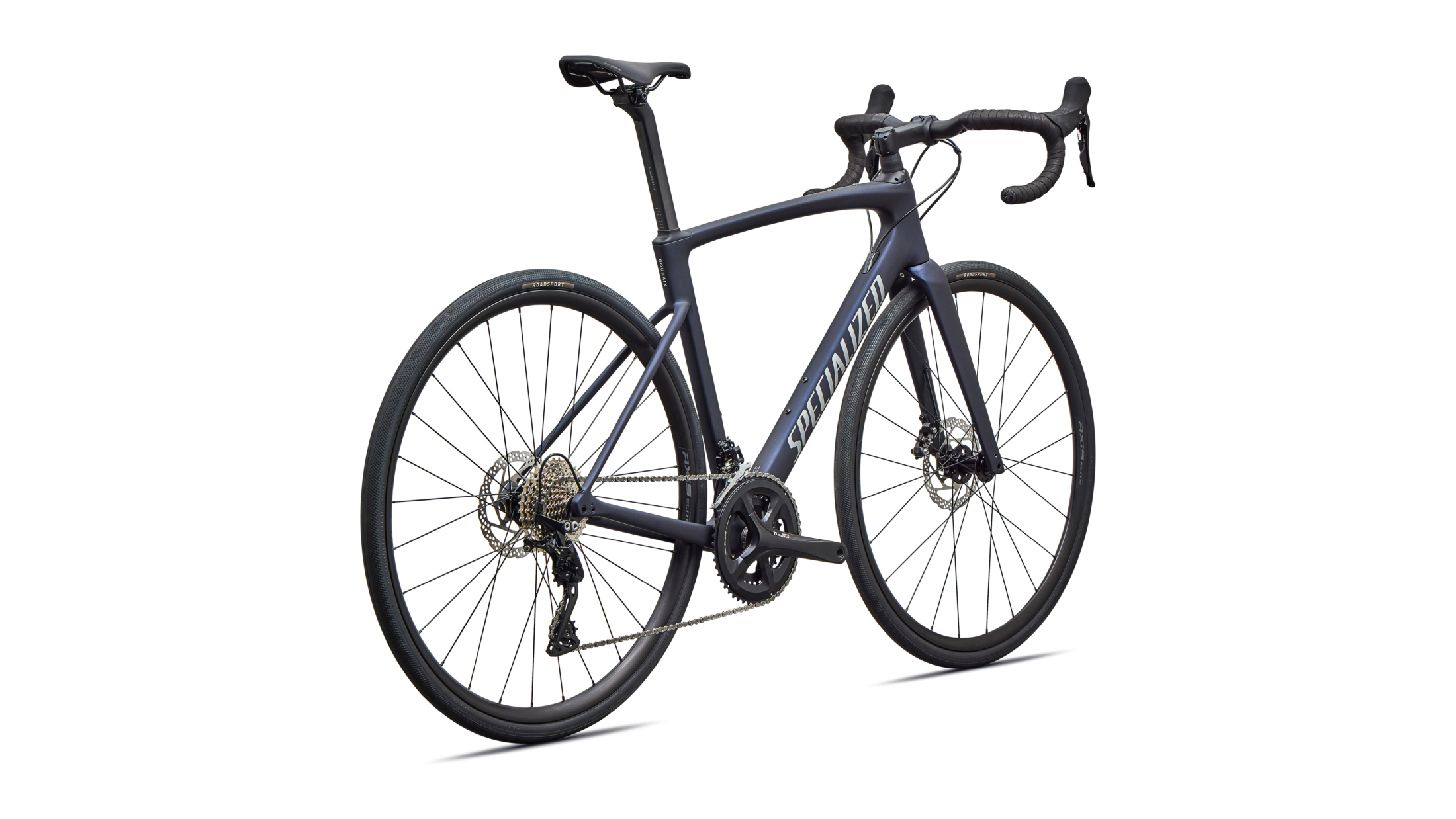 Roubaix SL8: Shimano Tiagra Specialized - SATIN DEEP MARINE METALLIC/SHADOW SILVER - imagen 10