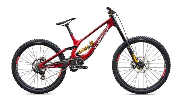 S-Works Demo 11 Team Specialized - GLOSS RED TINT CARBON / SILVER DUST / WHITE - vista general