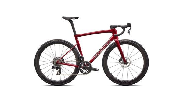 Tarmac SL8 Pro - SRAM Force AXS Specialized - GLOSS RED SKY / CHROME - vista general