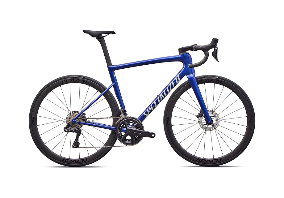 Tarmac SL8 Expert - Ultegra Di2 Specialized - GLOSS OBSIDIAN METALLIC / 25% CQV REFLEX SUPER RED PEARL OVER WHITE - vista