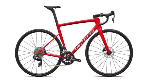 Tarmac SL8 Comp - SRAM Rival AXS Specialized - GLOSS RED TINT OVER SILVER DUST / SILVER DUST - vista general