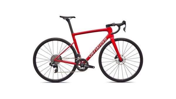 Tarmac SL8 Comp - SRAM Rival AXS Specialized - GLOSS RED TINT OVER SILVER DUST / SILVER DUST - vista general
