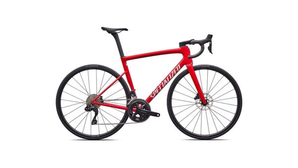 Tarmac SL8 Comp - Shimano 105 Di2 Specialized - GLOSS RED TINT OVER SILVER DUST / SILVER DUST - vista general