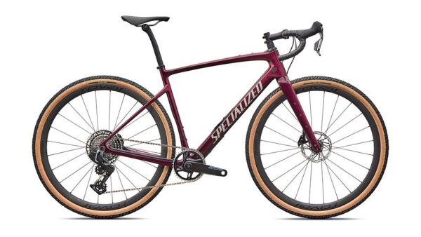 Diverge 4 Pro - SRAM Force XPLR Specialized - Bordeaux Metallic/Pearl/Dolomite - vista general