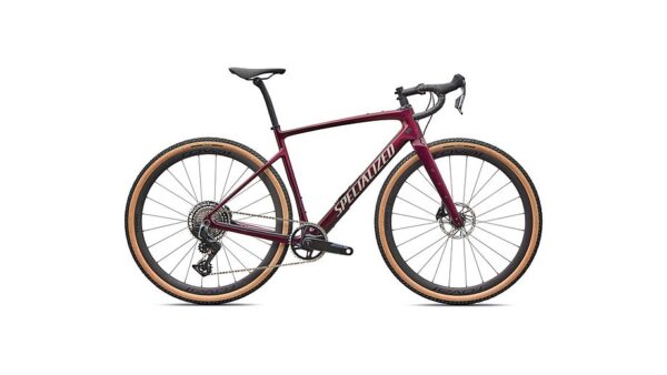 Diverge 4 Pro - SRAM Force XPLR Specialized - Bordeaux Metallic/Pearl/Dolomite - vista general
