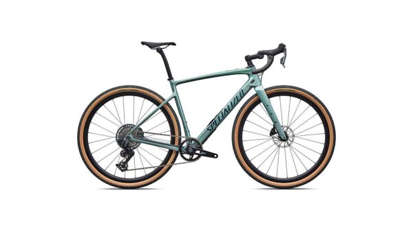 Diverge 4 Expert - SRAM Rival XPLR Specialized - Fjord Metallic/Emerald Metallic - vista general