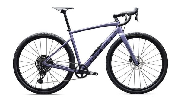 Diverge 4 Comp Alloy - SRAM Apex Specialized - Satin Shadow Silver / Fjord Metallic - vista general