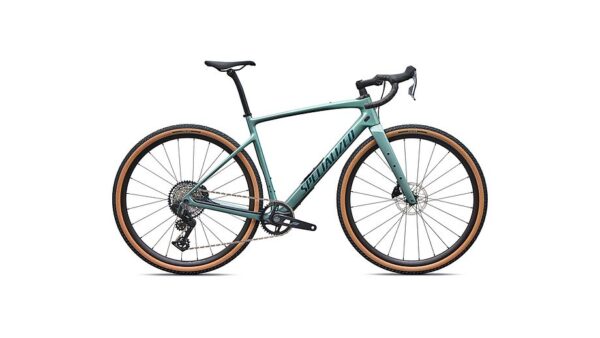 Diverge 4 Expert: SRAM Rival XPLR Specialized - Fjord Metallic/Emerald Metallic - vista general