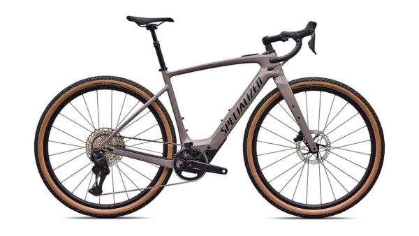 Turbo Creo 2 Comp: Shimano GRX Di2 Specialized - GLOSS LAUREL GREEN METALLIC/CHARCOAL TINT FADE/NEBULA METALLIC - vista