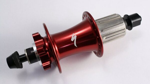 HUB P3 36H REAR BOLT-ON ANO RED 10MM TRU AXLE